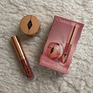 BNIB Sephora Charlotte Tilbury CT Pillow Talk Lip and Magic Cream Set